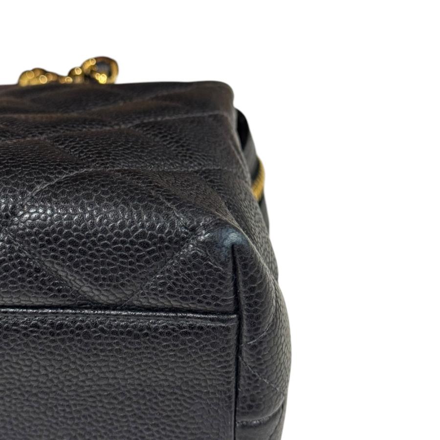 シャネル ショルダーバッグ キャビアスキン ブラック レディース CHANEL  中古 R&Kリサイクルキング CHANEL（シャネル） ショルダーバッグ キャビアスキン ブラック
