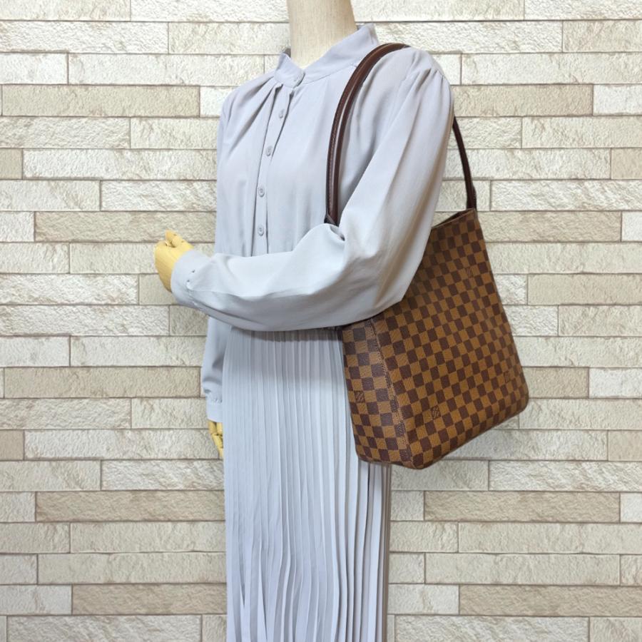 LOUIS VUITTON ルイヴィトン ルーピングGM ダミエ ショルダーバッグ  