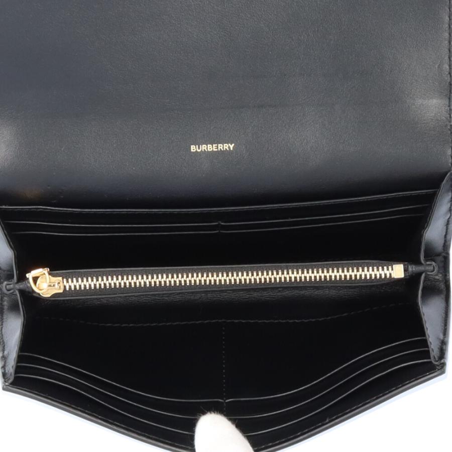 BURBERRY（バーバリー） ハルトンTBロゴ 長財布 レザー 8018938 ユニ