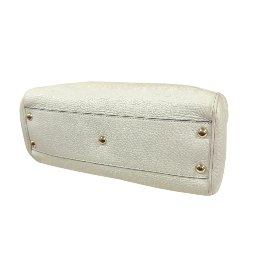 GUCCI（グッチ） バンブー ショルダーバッグ レザー 336032 ホワイト