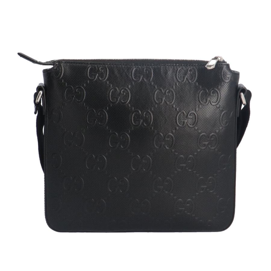 GUCCI（グッチ） GGエンボス ショルダーバッグ レザー 406410 メンズ