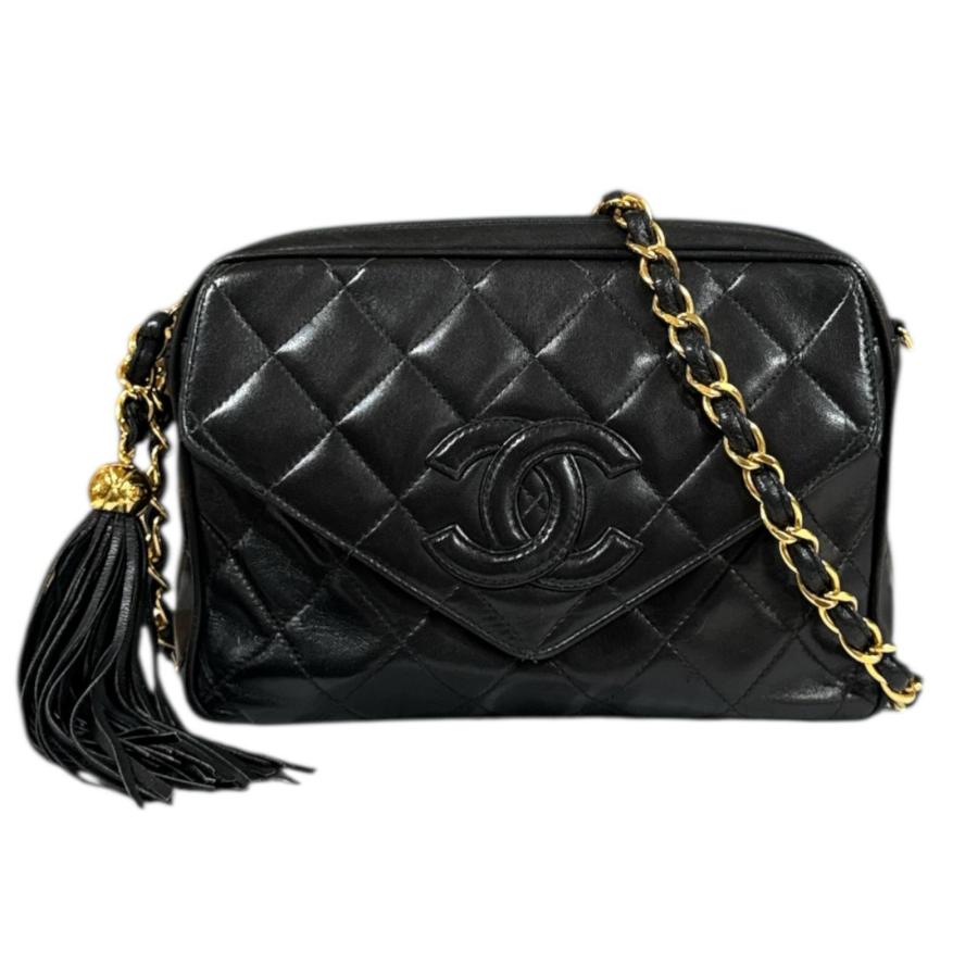 美品♡CHANEL ラムスキン マトラッセ フリンジ チェーンバッグ CHANEL（シャネル） フリンジ マトラッセ ショルダーバッグ ラムスキン