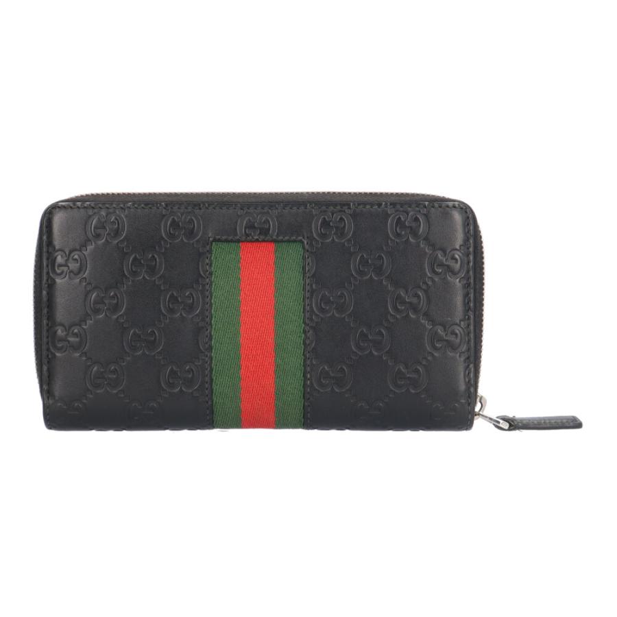 GUCCI（グッチ） グッチシマ ウェブ 長財布 レザー 408831 ユニ