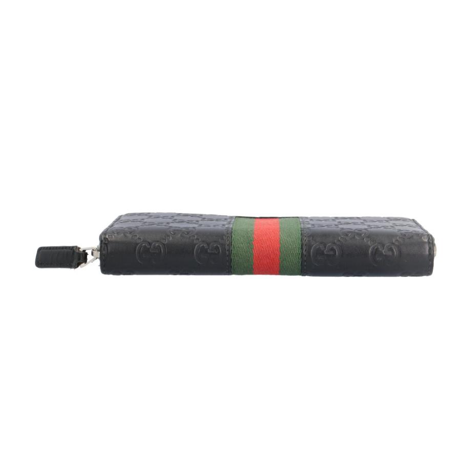 グッチ グッチシマ ウェブ 長財布 レザー 408831 ユニセックス GUCCI  中古 GUCCI（グッチ） グッチシマ ウェブ 長財布 レザー 408831 ユニ