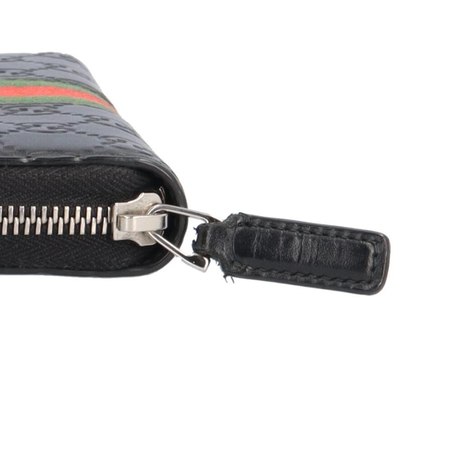 GUCCI（グッチ） グッチシマ ウェブ 長財布 レザー 408831 ユニ