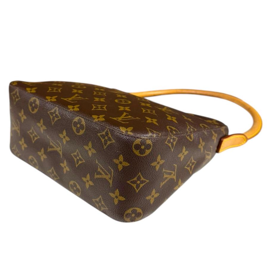 ルイヴィトン ルーピングMM モノグラム ショルダーバッグ モノグラムキャンバス M51146 ブラウン レディース LOUIS VUITTON  中古 ルイヴィトンルーピングMM 14145 ブラウン レディース モノグラム