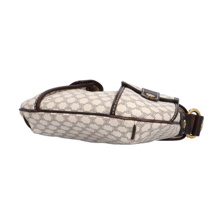 CELINE（セリーヌ） マカダム ショルダーバッグ PVC ホワイト