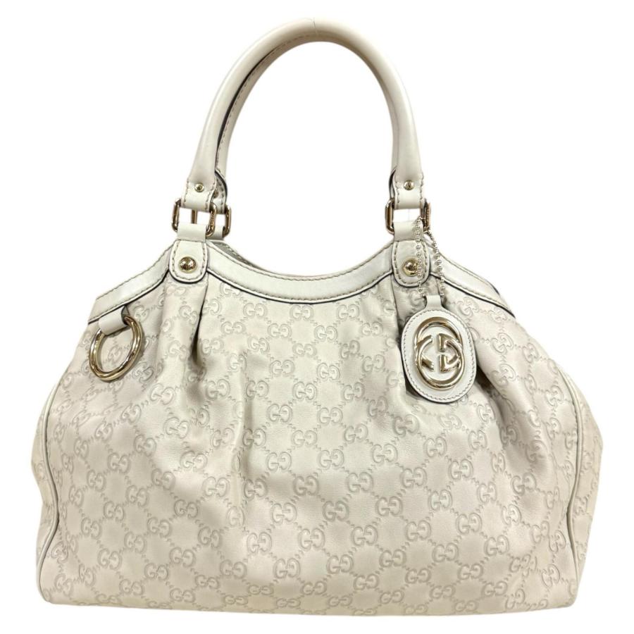 GUCCI（グッチ） スーキー グッチシマ ハンドバッグ レザー 211944
