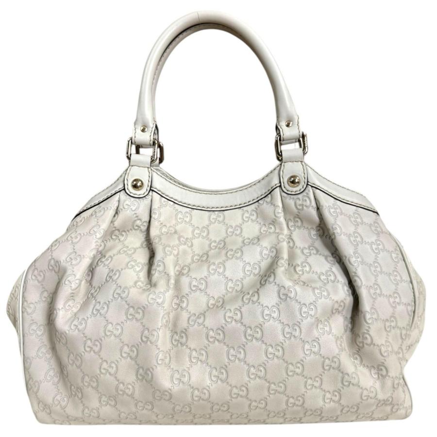 GUCCI（グッチ） スーキー グッチシマ ハンドバッグ レザー 211944