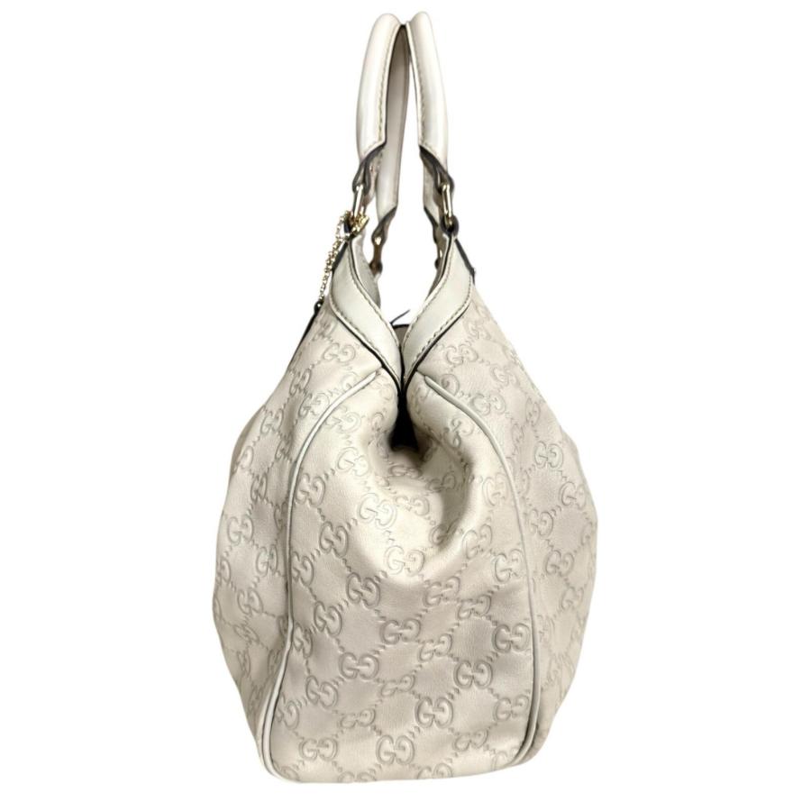 GUCCI（グッチ） スーキー グッチシマ ハンドバッグ レザー 211944