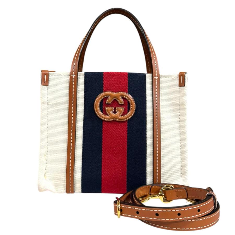 GUCCI（グッチ） インターロッキングG ミニトートバッグ ショルダー