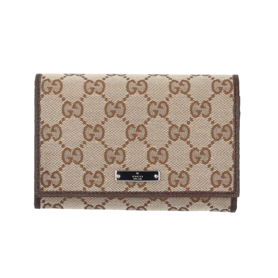 GUCCI（グッチ） 二つ折り財布 GGキャンバス 154258 ユニセックス 中古