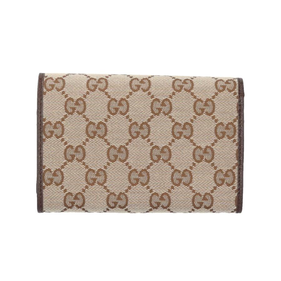 ロ*タ様 【新品未使用】GUCCI(グッチ) 2つ折り財布 GUCCI（グッチ） 二つ折り財布 GGキャンバス 154258 ユニセックス 中古