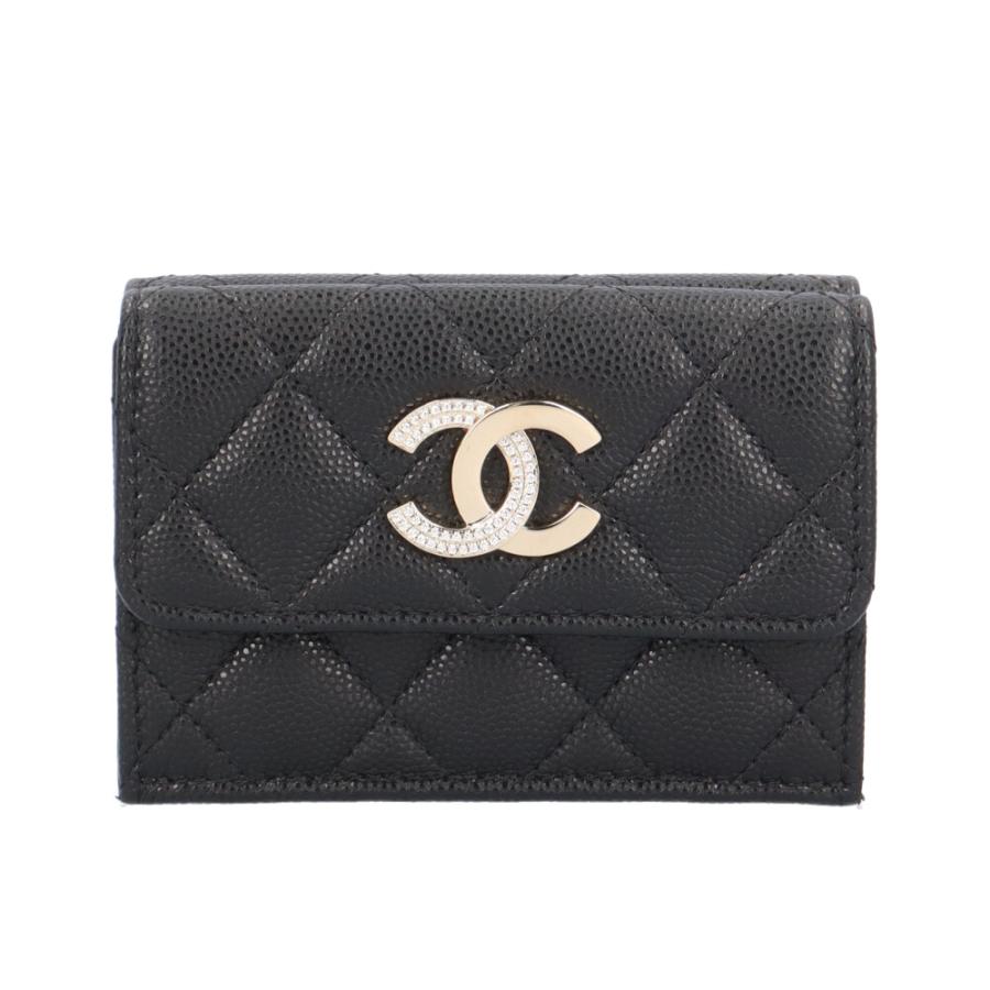 CHANEL（シャネル） コンパクトウォレット マトラッセ 三つ折り財布 