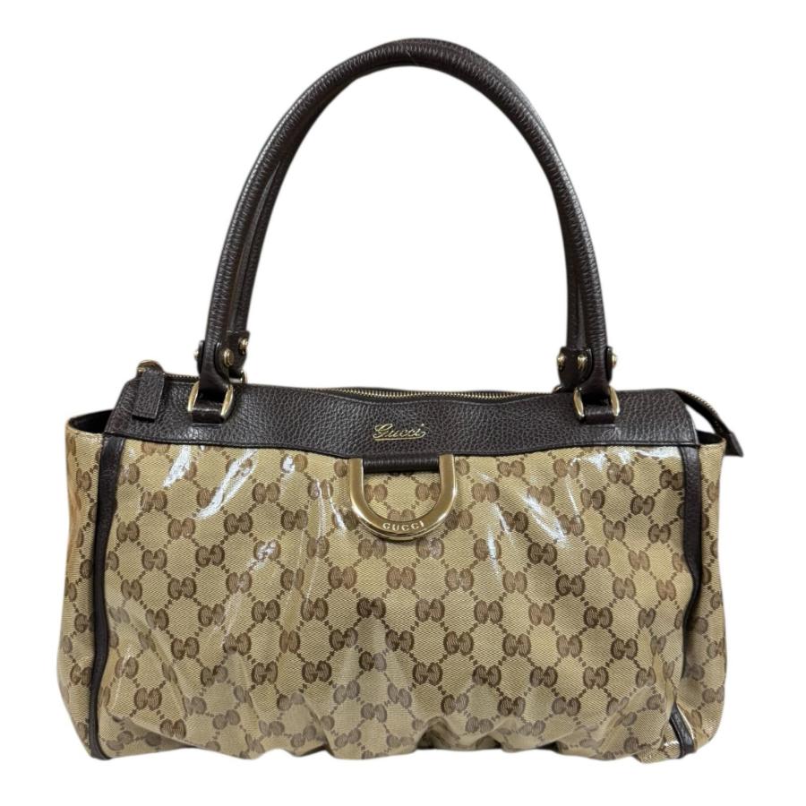 GUCCI（グッチ） GGクリスタル アビー トートバッグ PVCコーティング