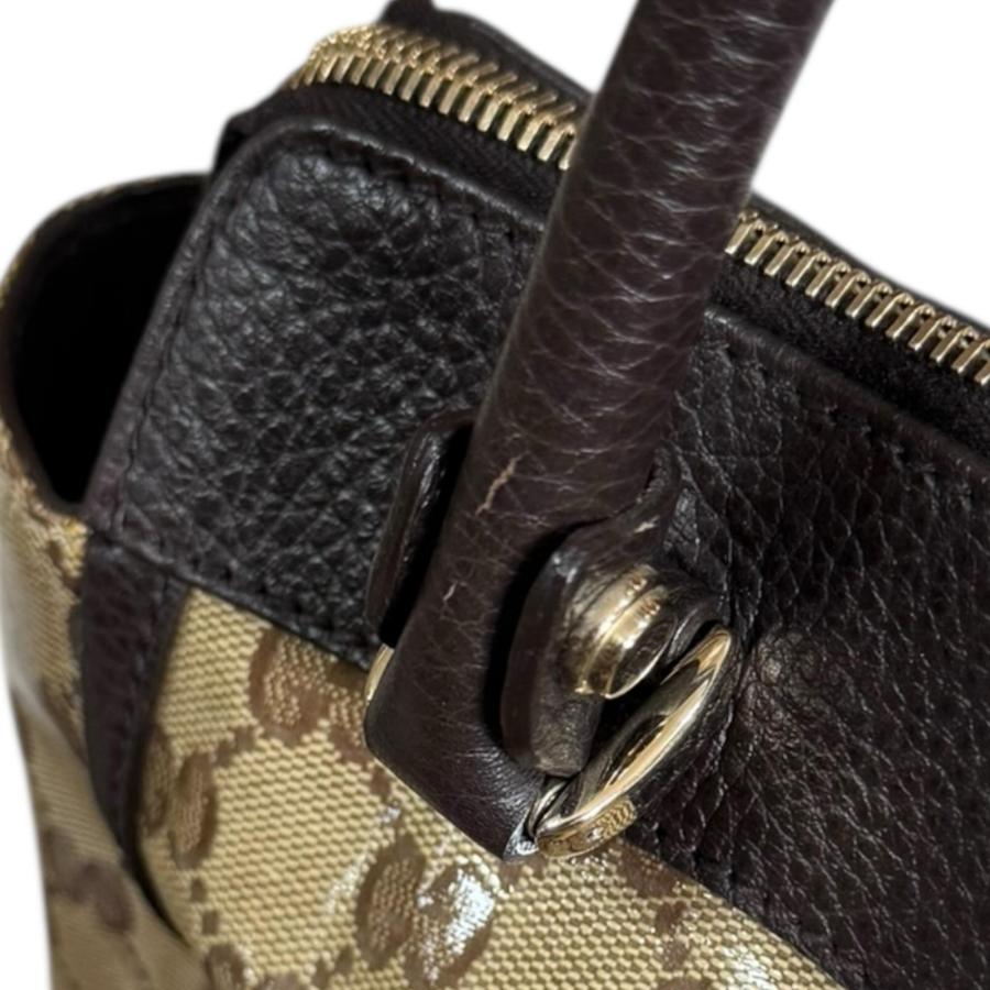 GUCCI（グッチ） GGクリスタル アビー トートバッグ PVCコーティング