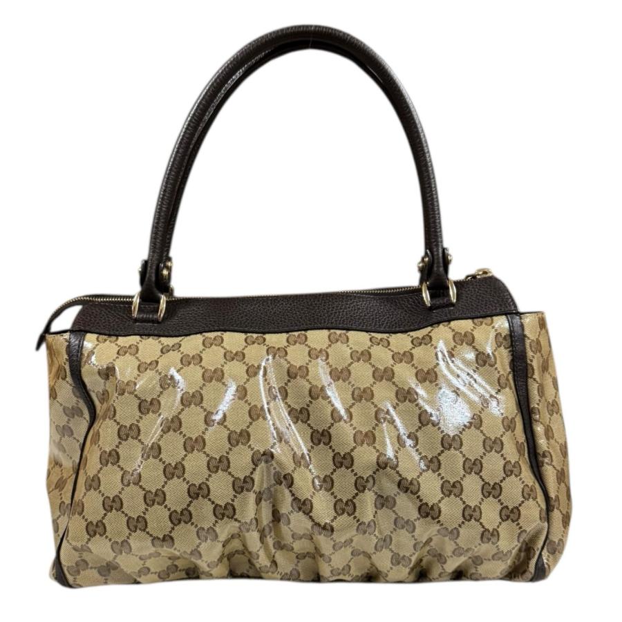 GUCCI（グッチ） GGクリスタル アビー トートバッグ PVCコーティング