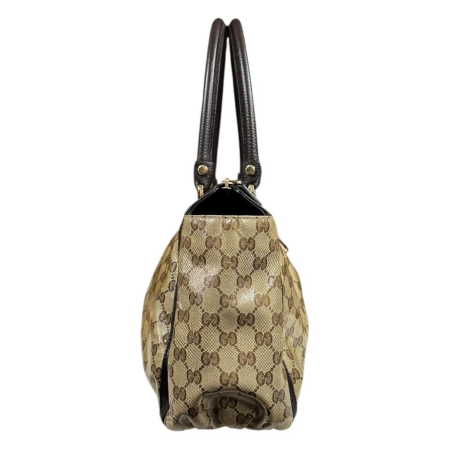 GUCCI（グッチ） GGクリスタル アビー トートバッグ PVCコーティング