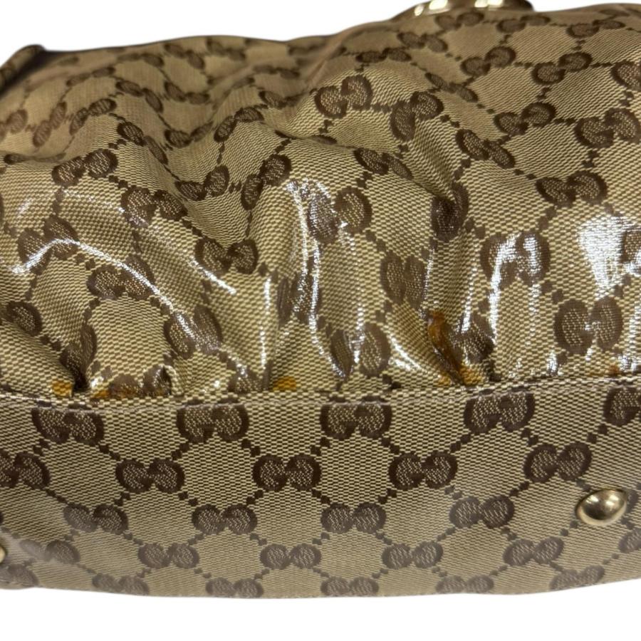 GUCCI（グッチ） GGクリスタル アビー トートバッグ PVCコーティング