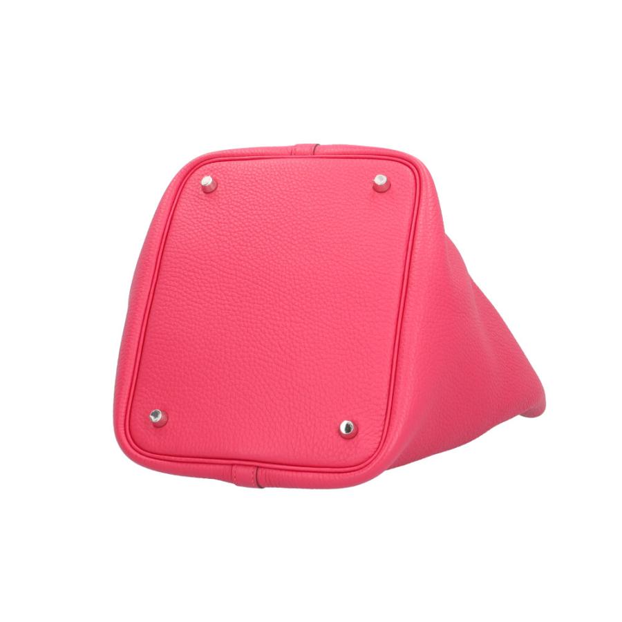 HERMES（エルメス） ピコタンロックMM ハンドバッグ レザー ピンク