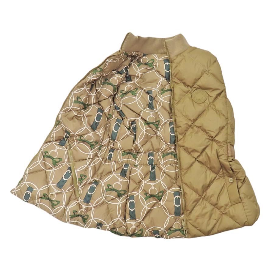 【新品未使用】HERMES ダウンベスト カーキ Sサイズ HERMES（エルメス） ダウンベスト ポリエステル レディース 中古 美品