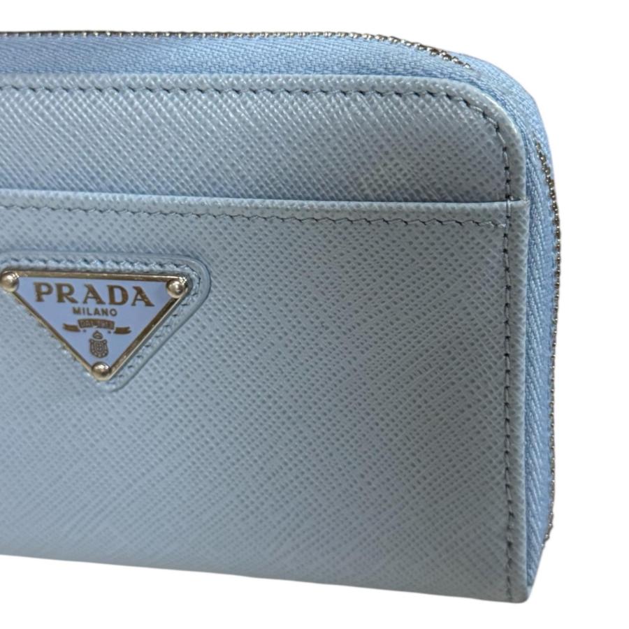 PRADA（プラダ） トライアングル サフィアーノ コインケース レザー