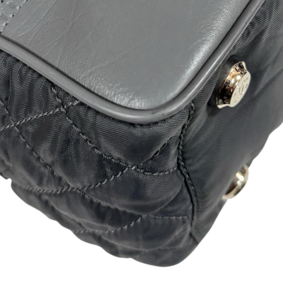 シャネル パリニューヨークライン ココマーク トートバッグ ナイロン A33100 グレー レディース CHANEL 中古の画像