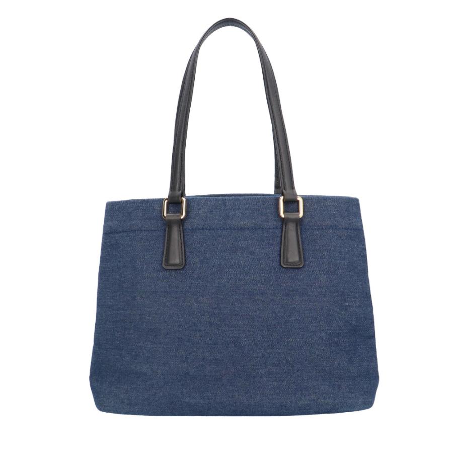 PRADA（プラダ） トートバッグ デニム 1BG356 ネイビー レディース