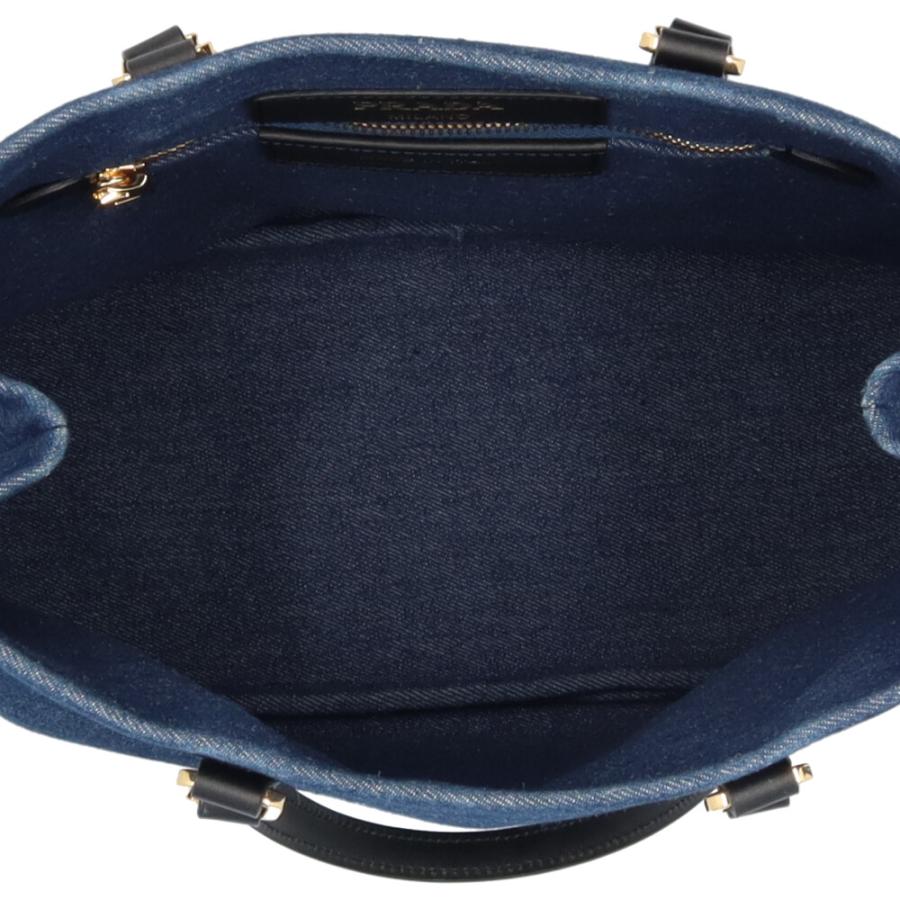 PRADA（プラダ） トートバッグ デニム 1BG356 ネイビー レディース