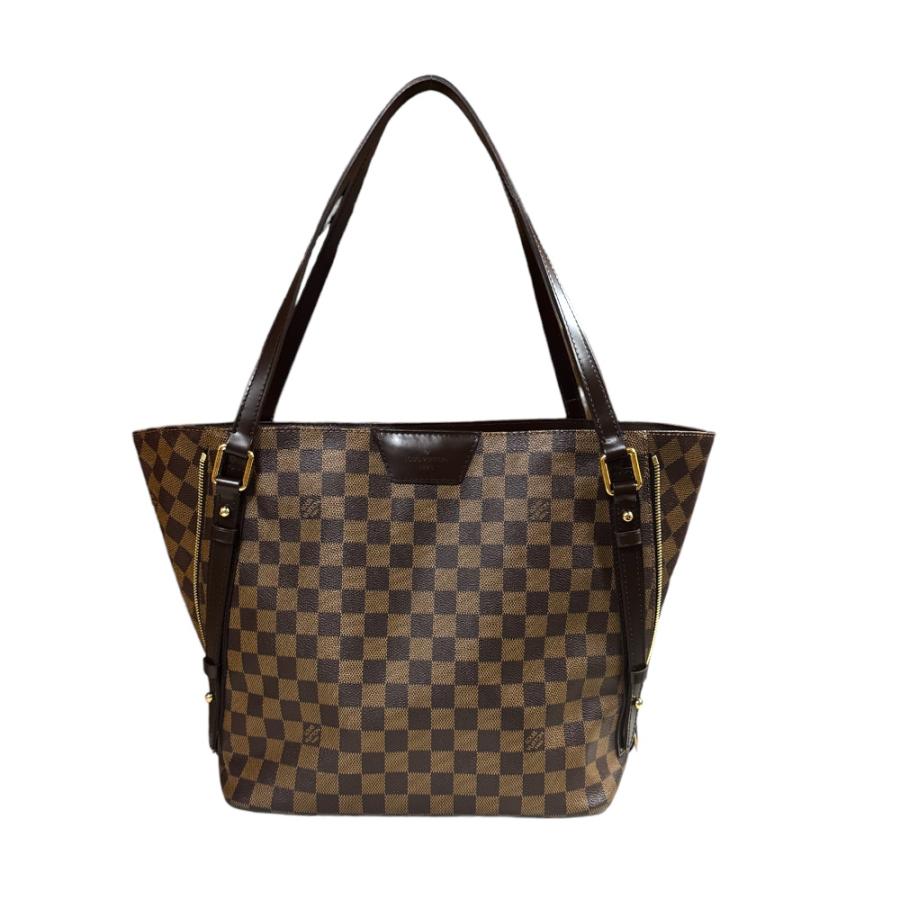 ルイヴィトン カバ リヴィントン ダミエ ショルダーバッグ ダミエキャンバス N41108 ブラウン レディース LOUIS VUITTON  中古 LOUIS VUITTON（ルイ・ヴィトン） カバ リヴィントン ダミエ
