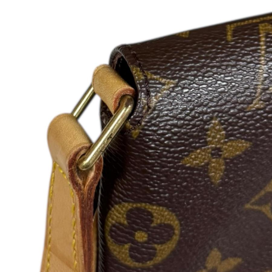 綺麗 LOUIS VUITTON ルイヴィトン ミュゼット ヴィンテージ モノグラム ショルダーバッグ PVC/ヌメ革 ブラウン レディース【中古】 LOUIS VUITTON（ルイ・ヴィトン） ミュゼットタンゴ ロング ショルダー