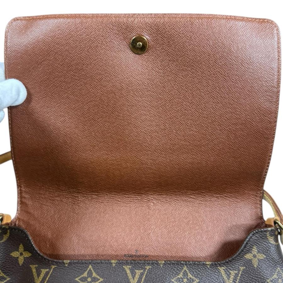 ★3日以内返品可★  LOUIS VUITTON ルイ・ヴィトン モノグラム キャンバス ミュゼット タンゴ ロング M51388 ショルダーバッグ ブラウン コーティングキャンバス レザー レディース LOUIS VUITTON ルイ・ヴィトン ミュゼット・タンゴ ロング バッグ