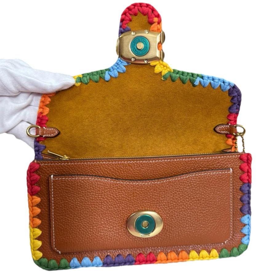 COACH（コーチ） レインボー タビー ショルダーバッグ レザー CJ642