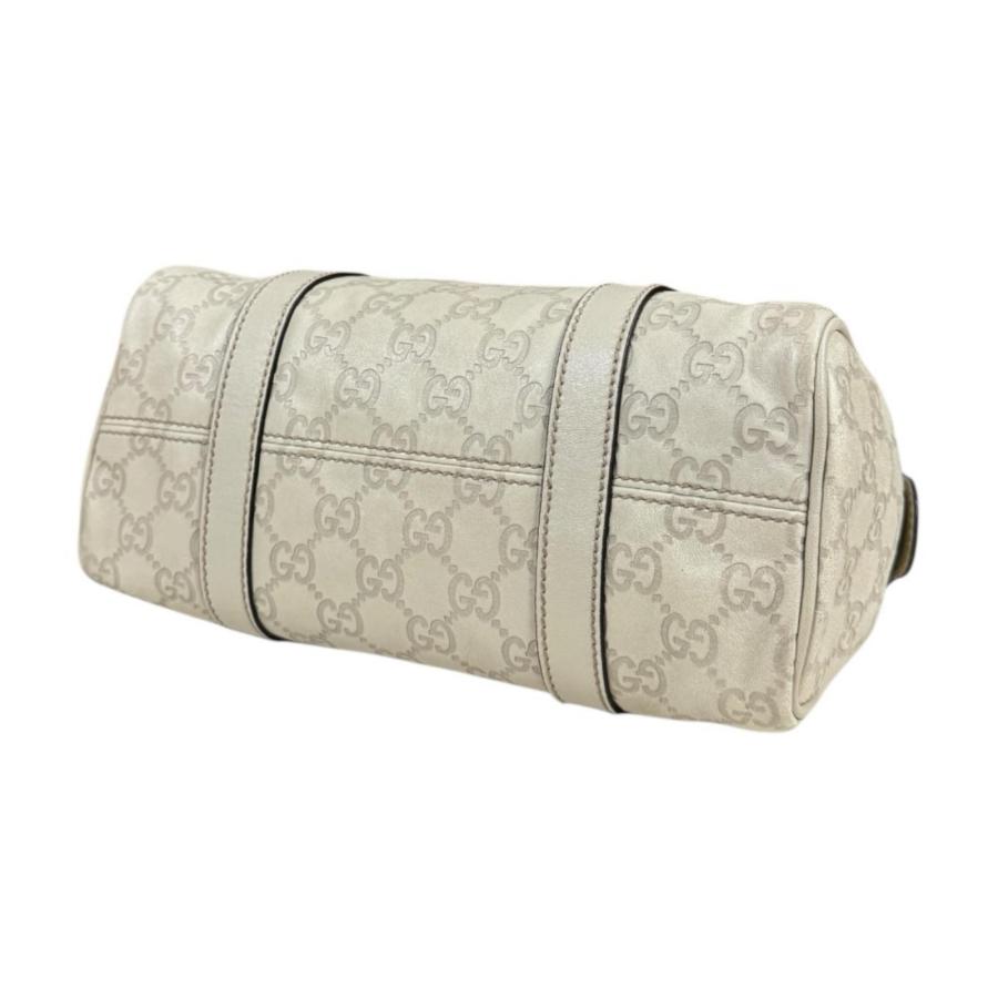 GUCCI（グッチ） ミニボストンバッグ グッチシマ ハンドバッグ レザー