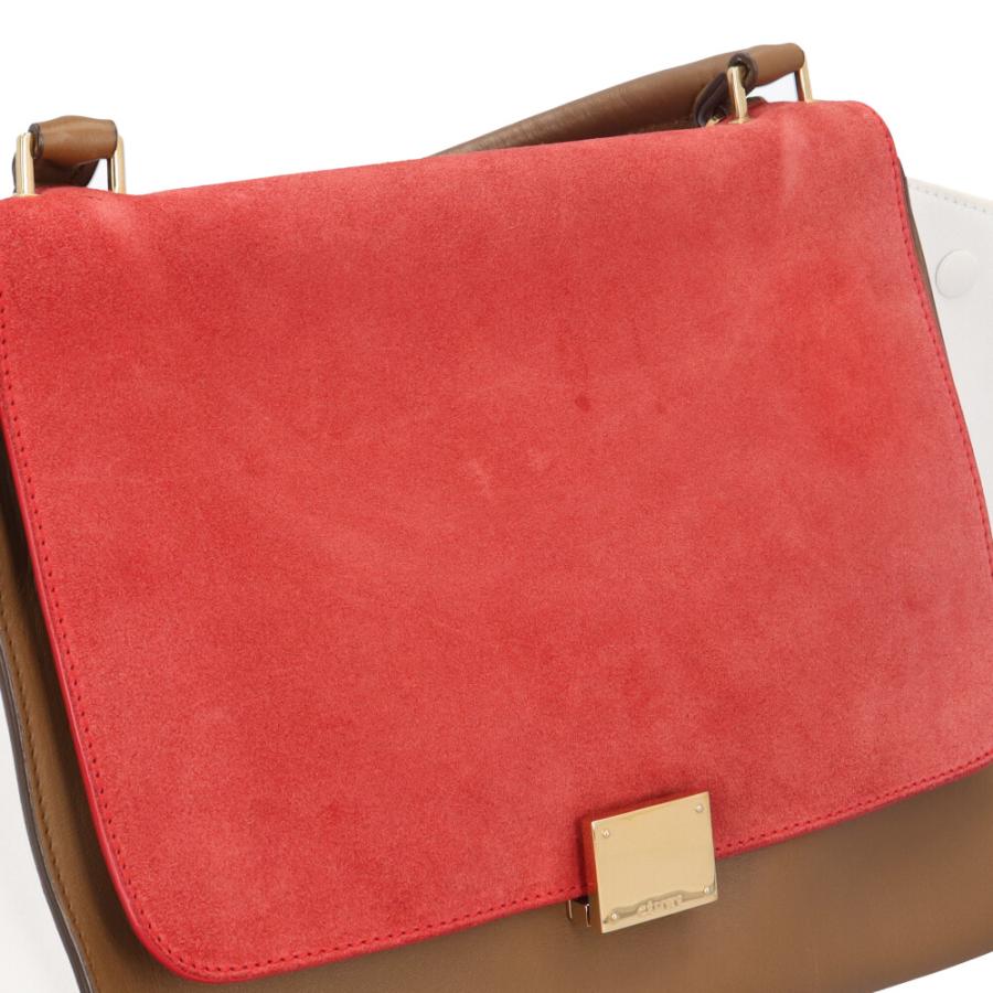 CELINE（セリーヌ） トラペーズ ショルダーバッグ スウェード 1695430