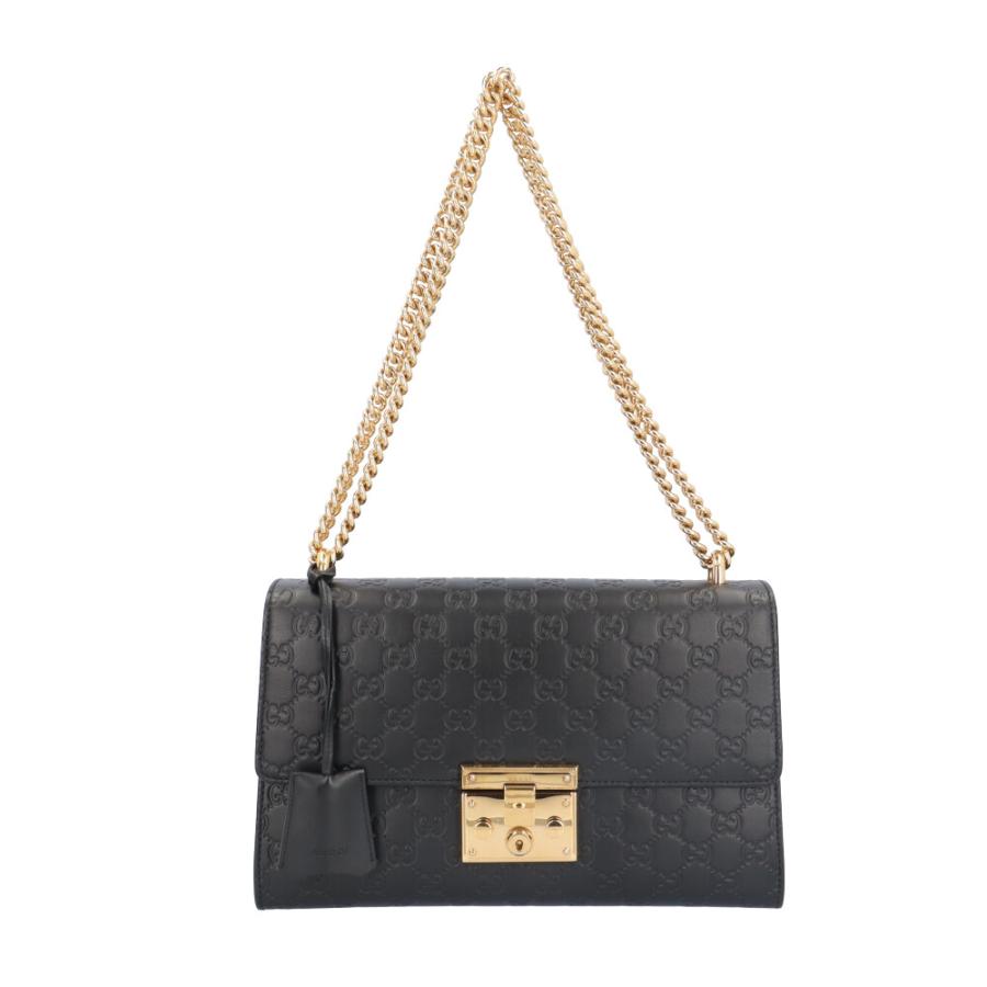 Gucci グッチ　ショルダーバッグ GUCCI（グッチ） グッチシマ ショルダーバッグ レザー 409486 ブラック