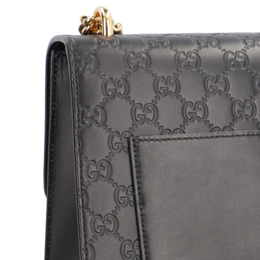 Gucci グッチ　ショルダーバッグ GUCCI（グッチ） グッチシマ ショルダーバッグ レザー 409486 ブラック