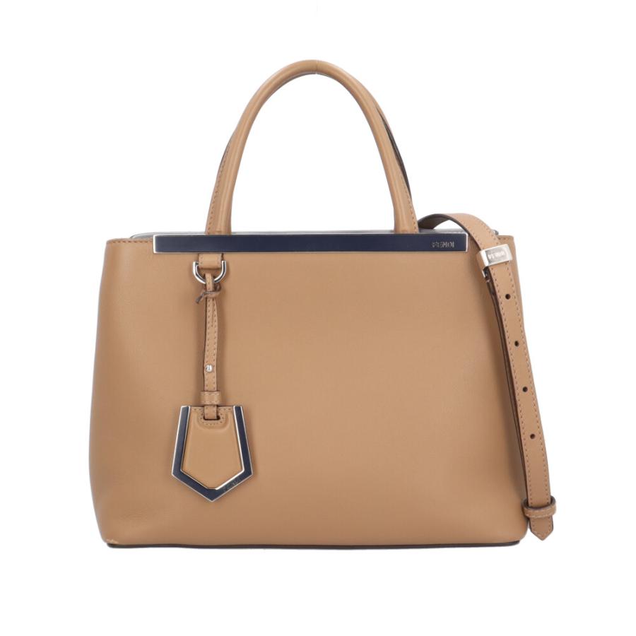 フェンディ プチ トゥージュール ショルダーバッグ レザー 8BH253 ブラウン レディース FENDI  中古 FENDI（フェンディ） プチ トゥージュール ショルダーバッグ レザー
