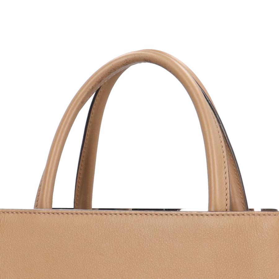 フェンディ プチ トゥージュール ショルダーバッグ レザー 8BH253 ブラウン レディース FENDI  中古 FENDI（フェンディ） プチ トゥージュール ショルダーバッグ レザー