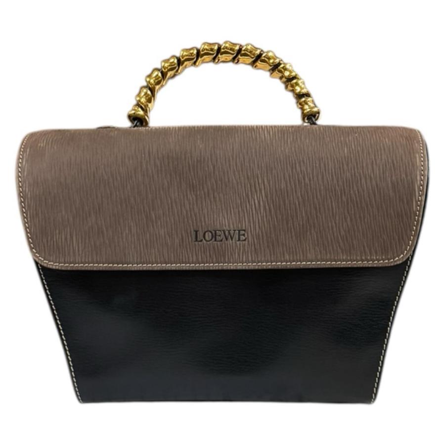 LOEWE（ロエベ） ベラスケス ハンドバッグ レザー ブラック レディース