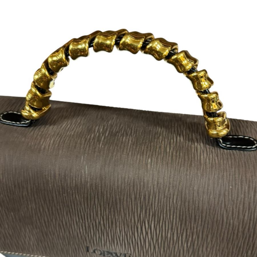LOEWE（ロエベ） ベラスケス ハンドバッグ レザー ブラック レディース