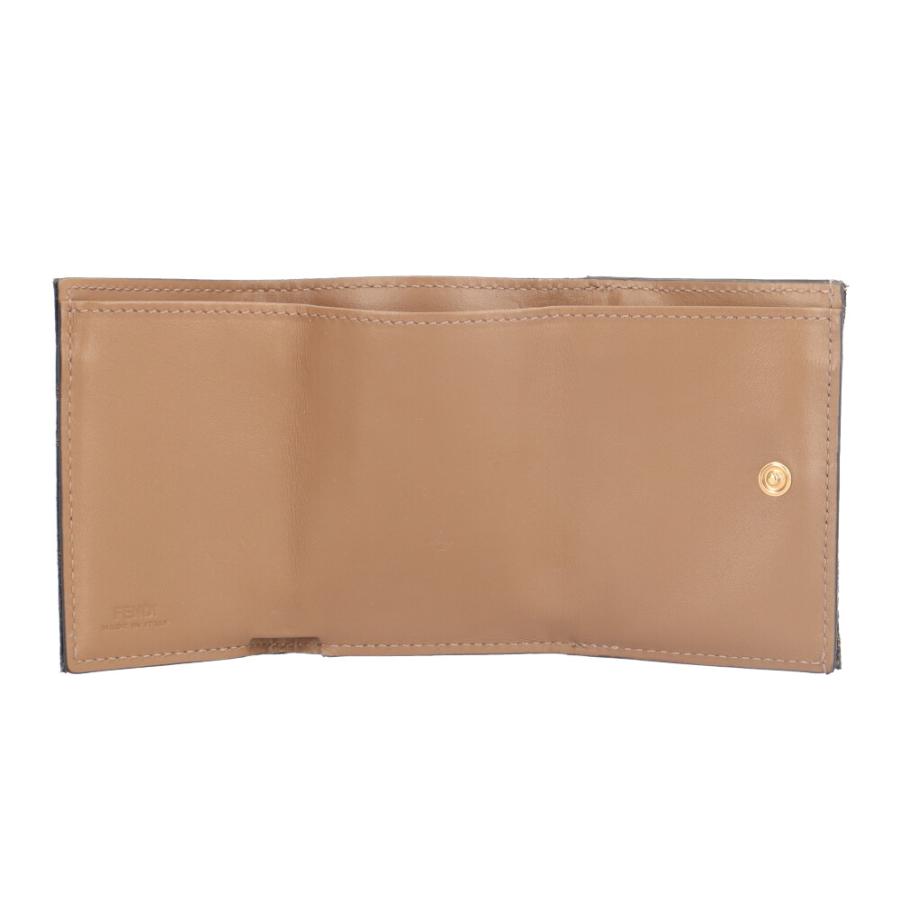 FENDI フェンディ バゲット マイクロ ズッカ 三つ折り財布  