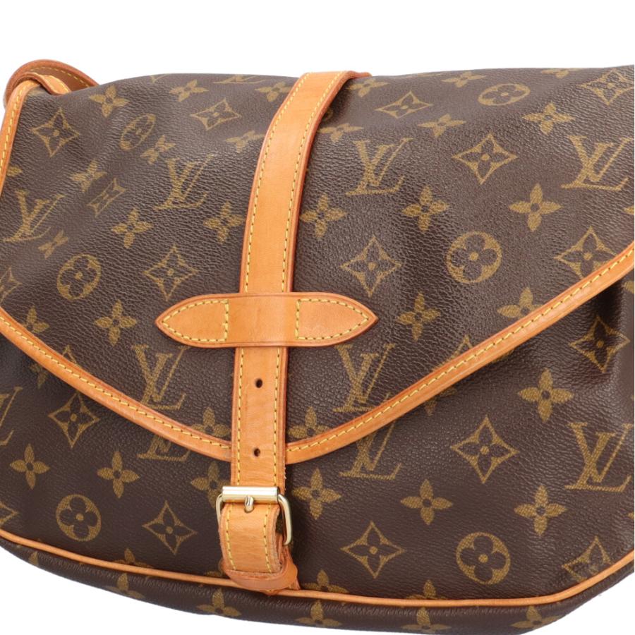 ★SALE【5ec4130】ルイヴィトン ショルダーバッグ モノグラム ソミュール30 M42256 ブラウン【中古】レディース LOUIS VUITTON（ルイ・ヴィトン） ソミュール30 モノグラム ショルダー