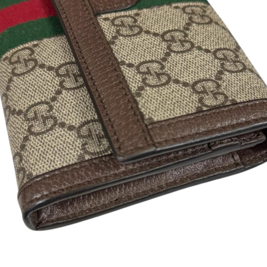 GUCCI（グッチ） GG コンチネンタルウォレット シェリーライン 長財布