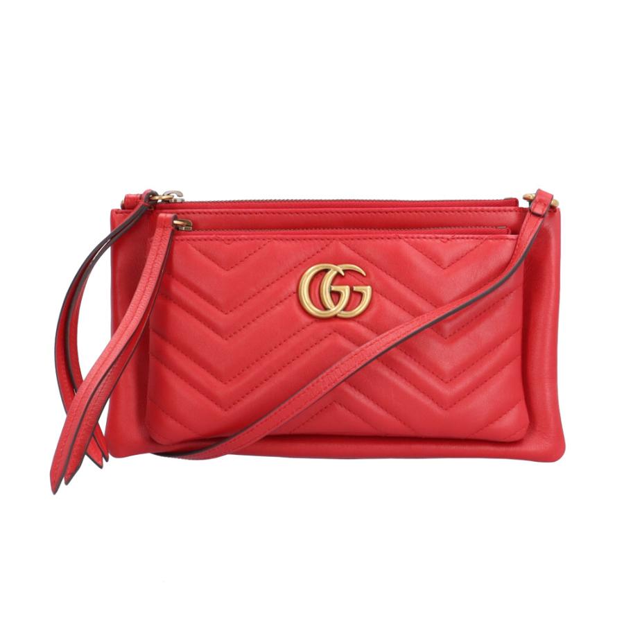 GUCCI（グッチ） GGマーモント ショルダーバッグ レザー 453878 213317
