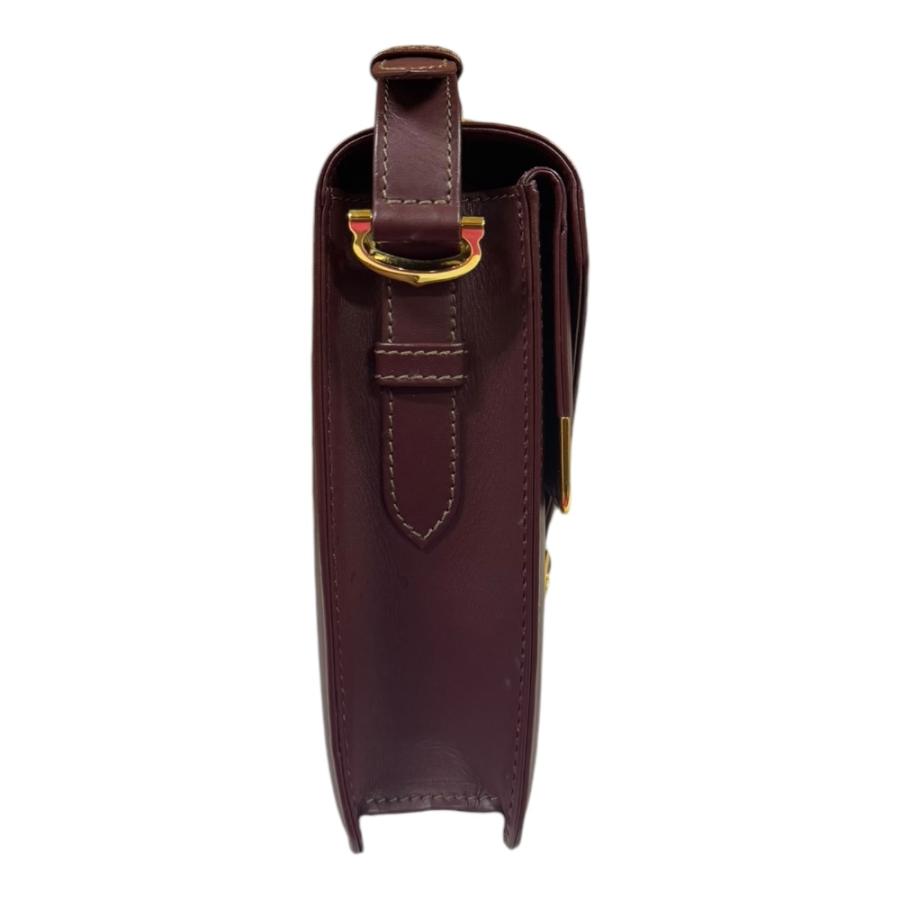 Cartier（カルティエ） マストライン ショルダーバッグ レザー レッド