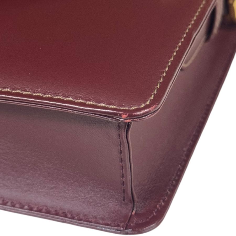 Cartier（カルティエ） マストライン ショルダーバッグ レザー レッド