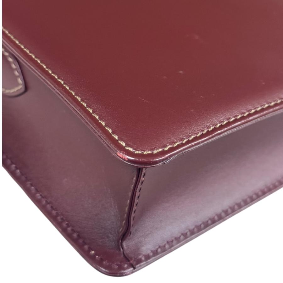 極美品✨Cartier トリニティ ショルダーバッグ 赤 マストライン フラップ Cartier（カルティエ） マストライン ショルダーバッグ レザー レッド