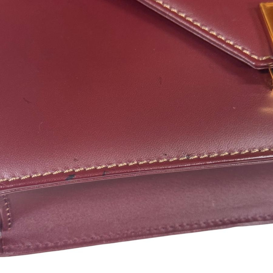 カルティエ CARTIER マストライン 斜め掛けバッグ カバン ショルダーバッグ レザー レッド Cartier（カルティエ） マストライン ショルダーバッグ レザー レッド