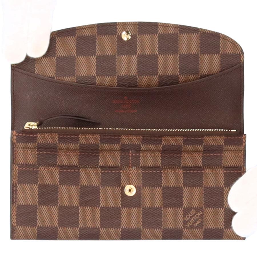 LOUIS VUITTON（ルイ・ヴィトン） ポルトフォイユ エミリー ダミエ 長